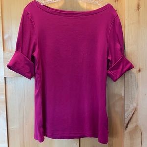 Ralph Lauren Boat Neck Top Sz L